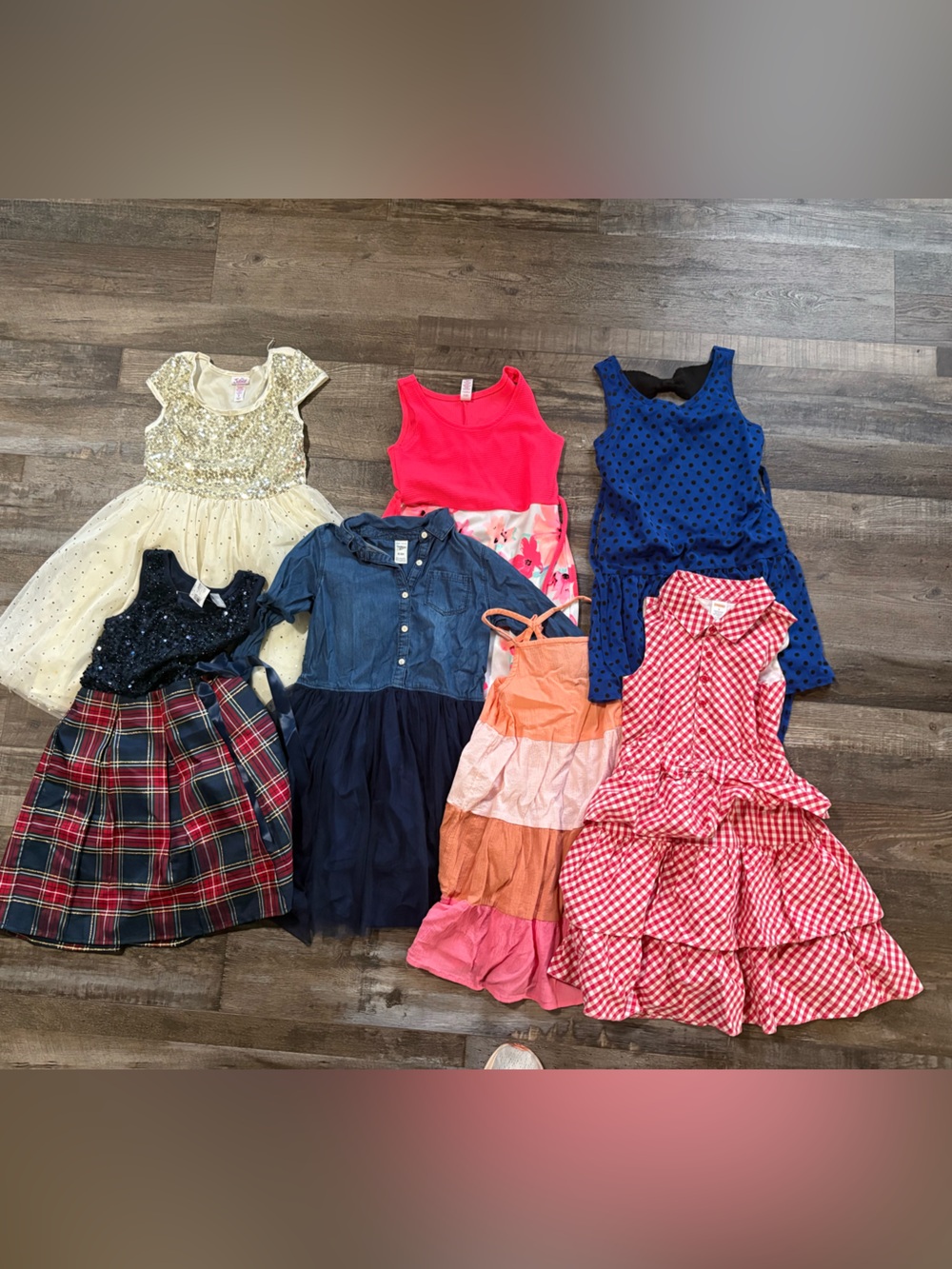 Girl dress bundle. Gymboree, oshkosh, justice and children’s place